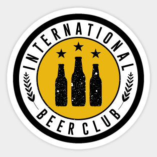 International Beer Club Sticker